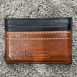 Unisex Coach Card Wallet